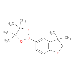 2-(3,3-Dimethyl-2,3-dihydrobenzofuran-5-yl)-4,4,5,5-tetramethyl-1,3,2-dioxaborolane