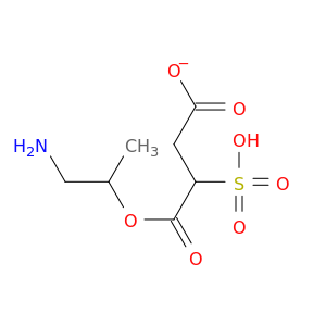 Butanedioic acid, sulfo-, 1-(2-amino-1-methylethyl) ester