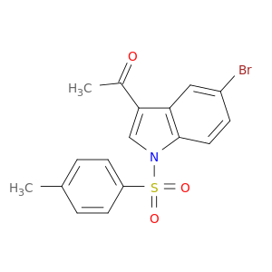 1-(5-溴-1-甲苯磺酰-1H-吲哚-3-基)乙酮
