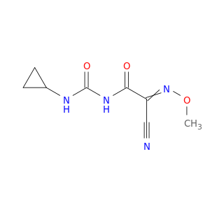 Acetamide, 2-cyano-N-[(cyclopropylamino)carbonyl]-2-(methoxyimino)-