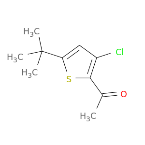 1-[3-氯-5-(1,1-二甲基乙基)-2-噻吩基]乙酮