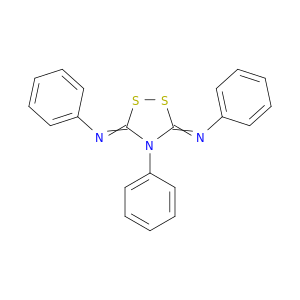 Benzenamine, N,N'-(4-phenyl-1,2,4-dithiazolidine-3,5-diylidene)bis-