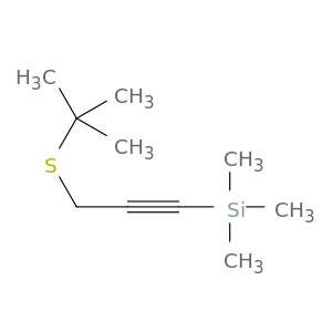 Silane, [3-[(1,1-dimethylethyl)thio]-1-propynyl]trimethyl-