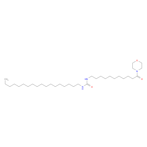 Morpholine, 4-[11-[[(octadecylamino)carbonyl]amino]-1-oxoundecyl]-