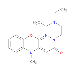 2H-Pyridazino[3,4-b][1,4]benzoxazin-3(5H)-one,2-[2-(diethylamino)ethyl]-5-methyl-
