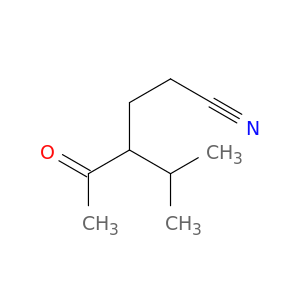 4-acetyl-5-methylhexanenitrile