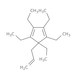 1,3-Cyclopentadiene, 1,2,3,4,5-pentaethyl-5-(2-propenyl)-