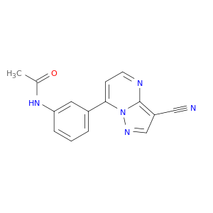 N-[3-(3-Cyanopyrazolo[1,5-a]pyrimidin-7-yl)phenyl]acetamide