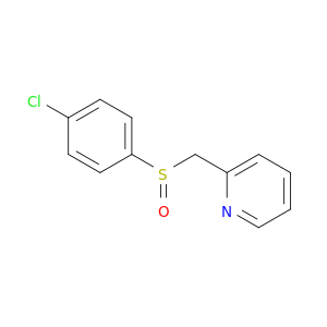 Pyridine, 2-[[(4-chlorophenyl)sulfinyl]methyl]-
