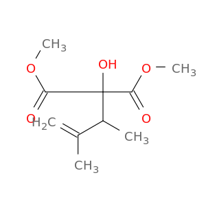Propanedioic acid, (1,2-dimethyl-2-propenyl)hydroxy-, dimethyl ester