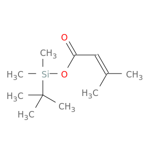 2-Butenoic acid, 3-methyl-, (1,1-dimethylethyl)dimethylsilyl ester