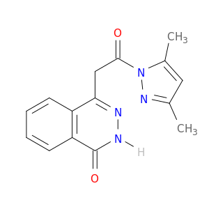 1H-Pyrazole, 1-[(3,4-dihydro-4-oxo-1-phthalazinyl)acetyl]-3,5-dimethyl-