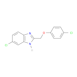 1H-Benzimidazole, 5-chloro-2-[(4-chlorophenoxy)methyl]-