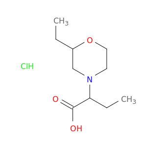 2-(2-Ethylmorpholin-4-yl)butanoic acid Hydrochloride