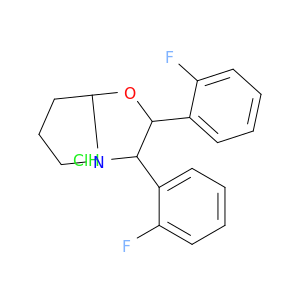 Pyrrolo[2,1-b]oxazole, 2,3-bis(2-fluorophenyl)hexahydro-, hydrochloride