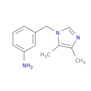 3-[(4,5-dimethyl-1H-imidazol-1-yl)methyl]aniline
