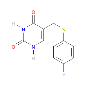 2,4(1H,3H)-Pyrimidinedione, 5-[[(4-fluorophenyl)thio]methyl]-