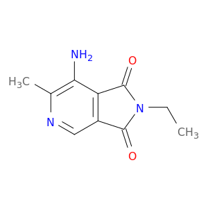 1H-Pyrrolo[3,4-c]pyridine-1,3(2H)-dione, 7-amino-2-ethyl-6-methyl-