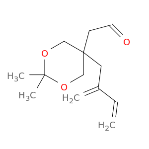 1,3-Dioxane-5-acetaldehyde, 2,2-dimethyl-5-(2-methylene-3-butenyl)-