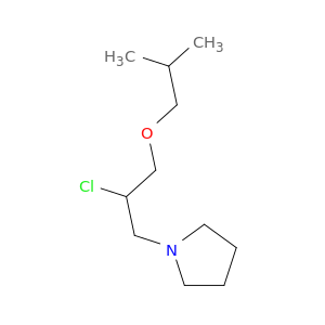 1-[2-氯-3-(2-甲基丙氧基)丙基吡咯烷