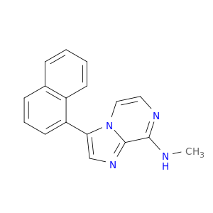 Imidazo[1,2-a]pyrazin-8-amine, N-methyl-3-(1-naphthalenyl)-
