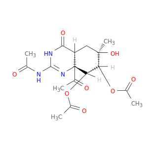 Acetamide,N-[8a-acetyl-7,8-bis(acetyloxy)-1,4,4a,5,6,7,8,8a-octahydro-6-hydroxy-6-methyl-4-oxo-2-quinazolinyl]-,(4aa,6a,7a,8a,8aa)- (9CI)