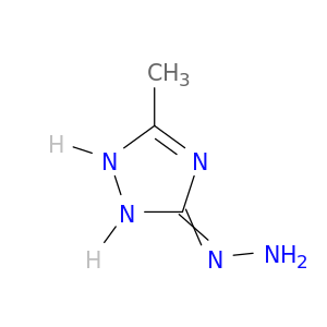 3H-1,2,4-Triazol-3-one, 1,2-dihydro-5-methyl-, hydrazone