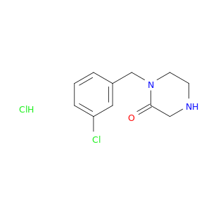 1-[(3-Chlorophenyl)methyl]piperazin-2-one Hydrochloride