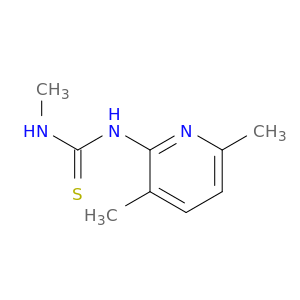 Thiourea, N-(3,6-dimethyl-2-pyridinyl)-N'-methyl-