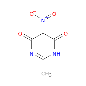 4,6(1H,5H)-Pyrimidinedione,2-methyl-5-nitro-