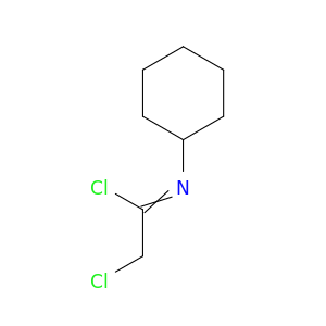 Ethanimidoyl chloride, 2-chloro-N-cyclohexyl-