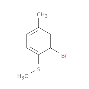 3-溴-4-(甲硫基)甲苯