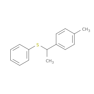 Benzene, 1-methyl-4-[1-(phenylthio)ethyl]-
