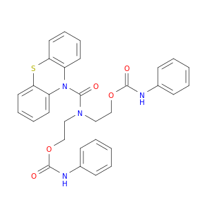 N,N-BIS(2-(((PHENYLAMINO)CARBONYL)OXY)ETHYL)-10H-PHENOTHIAZINE-10-CARBOXAMIDE