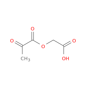 Propanoic acid, 2-oxo-, carboxymethyl ester