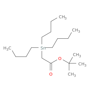 Acetic acid, (tributylstannyl)-, 1,1-dimethylethyl ester