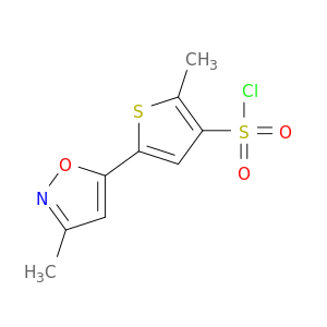 2-Methyl-5-(3-methyl-5-isoxazolyl)-3-thiophenesulfonyl Chloride