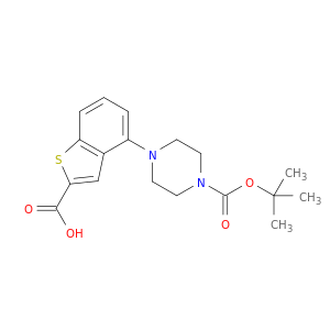 4-(4-(tert-Butoxycarbonyl)piperazin-1-yl)benzo[b]thiophene-2-carboxylic acid