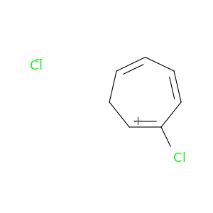 Cycloheptatrienylium, chloro-, chloride