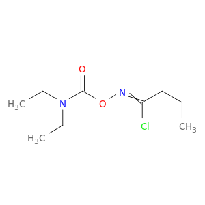 Butanimidoyl chloride,N-[[(diethylamino)carbonyl]oxy]-