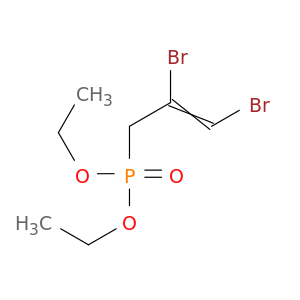 Phosphonic acid, (2,3-dibromo-2-propenyl)-, diethyl ester