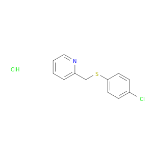 Pyridine, 2-[[(4-chlorophenyl)thio]methyl]-, hydrochloride