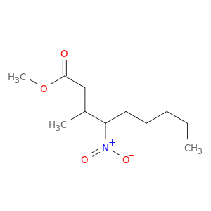 Nonanoic acid, 3-methyl-4-nitro-, methyl ester