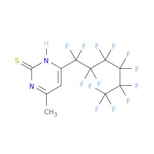 2(1H)-Pyrimidinethione, 4-methyl-6-(tridecafluorohexyl)-