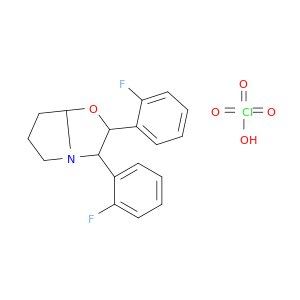 Pyrrolo[2,1-b]oxazole, 2,3-bis(2-fluorophenyl)hexahydro-, perchlorate