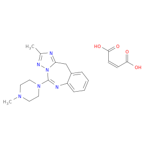 11H-(1,2,4)Triazolo(1,5-c)(1,3)benzodiazepine, 2-methyl-5-(4-methyl-1-piperazinyl)-, (Z)-2-butenedioate (1:1)