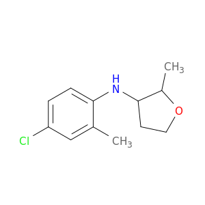 N-(4-chloro-2-methylphenyl)-2-methyloxolan-3-amine
