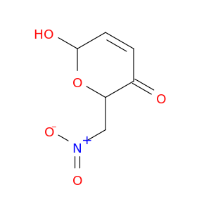 2H-Pyran-3(6H)-one, 6-hydroxy-2-(nitromethyl)-