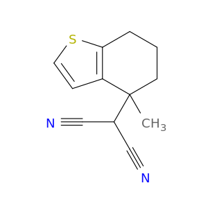 Propanedinitrile, (4,5,6,7-tetrahydro-4-methylbenzo[b]thien-4-yl)-