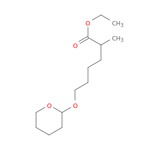 Hexanoic acid, 2-methyl-6-[(tetrahydro-2H-pyran-2-yl)oxy]-, ethyl ester